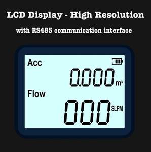 携帯用デジタル気流メーター (MF5706) 窒素/酸素/圧縮ガス流量テスター0-20L/min範囲マスエアフロメーターOEM - Product Image 4