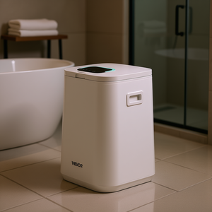 Chauffe-serviettes électrique Vevor, modèle seau, 4 compartiments surdimensionnés, blanc, commande tactile, appareil de chauffage pour salle de bain - Product Image 2