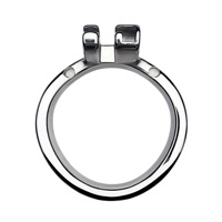 FRRK 2024 nouveau style Cage à bite masculine Dispositif de chasteté Nouveauté Sissy Cage de chasteté inversée Jeu CBT Anneau négatif en acier inoxydable