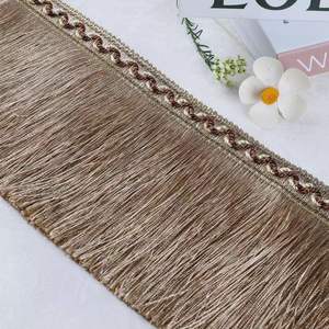 Прямая поставка с фабрики, Лидер продаж, 5 см полиэстер, кисть, петля, отделка бахромы, используется для бахромы подушки - Product Image 6