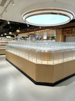 Supermarkt schap, winkelrek, gondola schap, metalen displayrek voor supermarkten, 2026 model.