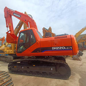 Excavatrice d'occasion de 15 tonnes Doosan Dx150lc Dx60-9c Dh220lc-7 Dh300lc-7 Bonnes performances de travail Excavatrice sur chenilles d'occasion pas chère Doosan - Product Image 2