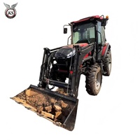Traktor Pertanian Bersertifikasi EPA (65HP / 75HP) Lengkap dengan Loader, Backhoe, Sprayer, dan Aksesoris Pemotong Rumput