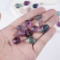 Vente en gros de pierres précieuses en vrac cristal fluorite bracelet à breloques design breloques sculpture poisson pour bracelet fabrication de bijoux DIY