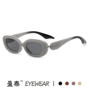 Lunettes de soleil œil de chat UV400 unisexe, monture en plastique et métal, protection solaire classe 2 - Product Image 4