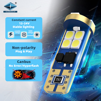 OEM-bombillas led t10 para coche, 12v, 24v, 194 canbus, interior, w5w, 3030 SMD, amarillo, accesorios de luces para coche
