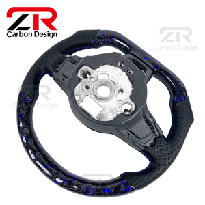 Volante Deportivo de Fibra de Carbono Forjado Personalizado con Pantalla LED Mejorada para el <span class=keywords><strong>Interior</strong></span> del Automóvil, para Volkswagen MK7 <span class=keywords><strong>Golf</strong></span> 7 <span class=keywords><strong>GTI</strong></span> MK6 - Product Image 6