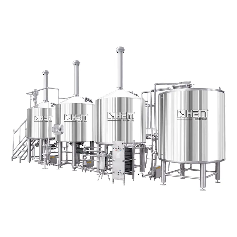 1000L 20HL 30BBL Edelstahl-Dampfheizung 3/4 Gefäß fortschritt liche Bierbrau anlage für gewerbliche Brauerei