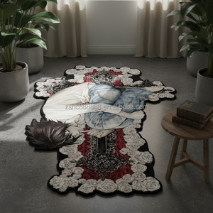 Tappeto Morbido a Forma di Anime <span class=keywords><strong>Death</strong></span> <span class=keywords><strong>Note</strong></span> L, Tappeto Personalizzato di Grandi Dimensioni per Soggiorno, Tappetino Cartoon per Casa, Hotel, Negozio, Decorazione - Product Image 2
