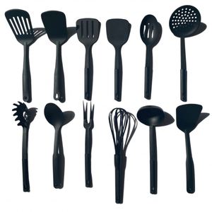 Ensemble d'ustensiles de cuisine professionnels de 10 pièces, résistants à la chaleur, outils de cuisson pour gaz et induction, antiadhésifs, ustensiles de cuisine durables - Product Image 2