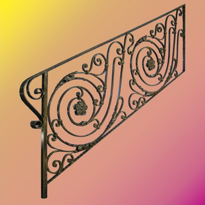 <span class=keywords><strong>Escaleras</strong></span> de hierro forjado con balaustres de hierro - Product Image 4