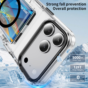 Funda Magnética para <span class=keywords><strong>iPhone</strong></span> con Ranuras para Tarjetas, Resistente a Impactos, con Soporte, para <span class=keywords><strong>iPhone</strong></span> 16 17 <span class=keywords><strong>Pro</strong></span> <span class=keywords><strong>Max</strong></span> - Product Image 4