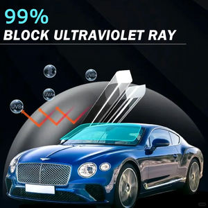 1,52*30M rojo azul camaleón VLT80 % película de ventana de coche azul claro camaleón Nano cerámica gafas de ventana de coche tinte película Solar - Product Image 4