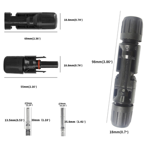 Waterproof <b>Solar</b> Pv Diode Connector 10mm Pv Connector IP67 <b>Solar</b> <b>Panel</b> Connectors for Pv <b>Solar</b> System - Product Image 5