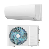 Climatiseur mural de type split 9000/12000/18000/24000 BTU, refroidissement et chauffage, écran LED, fonctionnement silencieux, télécommande