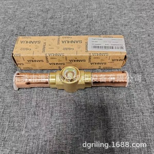 กระจกมองระดับน้ำยาทำความเย็นทองแดง Sanhua รุ่น SYJ22H01 อะไหล่เครื่องทำความเย็น - Product Image 1