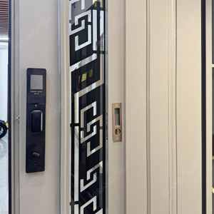 Porte extérieure moderne <span class=keywords><strong>de</strong></span> style américain Porte <span class=keywords><strong>d</strong></span>'entrée avant en fer Porte <span class=keywords><strong>d</strong></span>'entrée <span class=keywords><strong>de</strong></span> <span class=keywords><strong>sécurité</strong></span> en acier pour la maison - Product Image 4