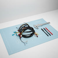 Harness Kabel Multi-Konektor Kustom, Kabel Tembaga Tugas Berat dengan Berbagai Terminal Konektor untuk Sistem Kelistrikan