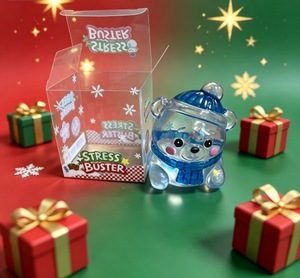 Nuevo Juguete Blandito de Papá Noel de Navidad, Juguete Antiestrés de Ascenso Lento con Caja de Exhibición a Color, Venta al por Mayor - Product Image 5