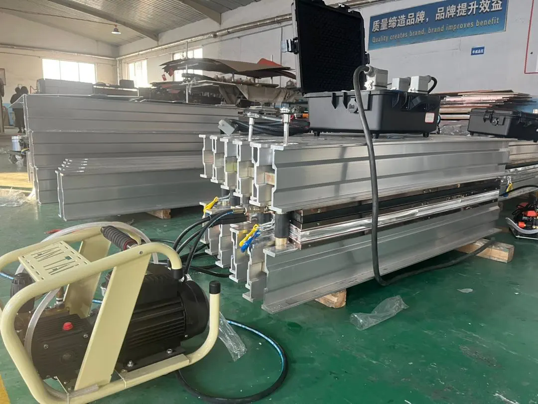 Portable electric Conveyor belt hot splicing vulcanizing press machine