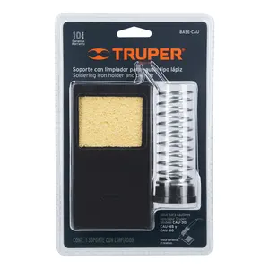 Support pour fer à souder de type crayon BOX 3 avec éponge de nettoyage, TRUPER - Product Image 2
