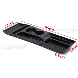 1PCS Boîte de rangement en silicone noire pour console centrale de voiture pour Tesla Model X / S 2012 2013 2014 2015 2016 2017 2018 - Product Image 3