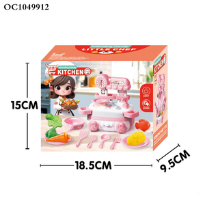 Giochi di Cucina per Bambini, Altri Giochi di Ruolo Prescolare, Set da Cucina in Plastica con Frutta e Verdura da Tagliare per Bambini e Bambine - Product Image 6