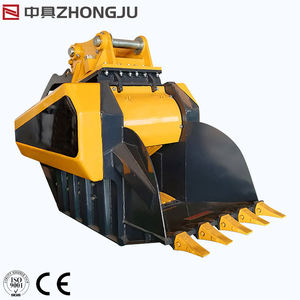 1-50 टन खुदाई के लिए मोटर के साथ खुदाई हाइड्रोलिक रॉक क्रशर बाल्टी - Product Image 2