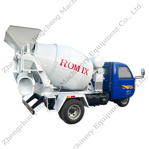 Fabrik preis 3, 5 m3 Kippt rommel Zement <span class=keywords><strong>Beton</strong></span> misch behälter Anhänger Betonmischer mit Trommel - Product Image 3