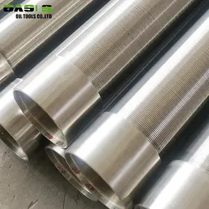 0.7 mm slot 304 L 316 L Wedge Wire Screen high quality customized Johnson Screens sand control filter mesh for water well