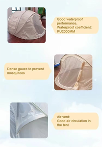 Tente de <span class=keywords><strong>camping</strong></span> automatique personnalisée OEM pour 1 à 2 personnes, imperméable, installation instantanée, avec protection UV pour les voyages en plein air - Product Image 3
