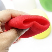 Housse de protection en éponge épaissie anti-choc pour microphone de couleur entière