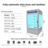 Machine à laver les chaussures, nettoyeur et sécheur de baskets commercial, équipement de nettoyage de chaussures en acier inoxydable pour les blanchisseries et les magasins de détail