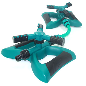 Aspersor Tríptico Giratorio Automático de 360 Grados para Riego de Jardín y Césped, Boquilla de Plástico con Sistema de Engranajes - Product Image 4