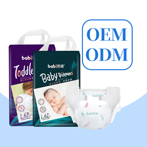Couches jetables Babi en coton <span class=keywords><strong>naturel</strong></span> imprimé ultra-sensibles de haute qualité, prévention des fuites 3D, douces, respirantes et absorbantes pour bébés - Product Image 2