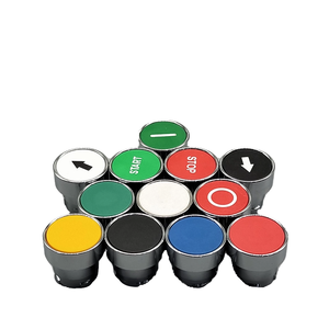 22mm <b>Flat</b> Head Push Button Switch XB2 Series - Illuminated, NO/NC Contacts, Multiple Color Options for Industrial Use Plastic Pu - Product Image 4