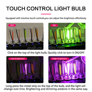Rétro USB <span class=keywords><strong>LED</strong></span> Edison Ampoule 5V Filament Tactile Gradation Veilleuse Incandescente Décorative <span class=keywords><strong>LED</strong></span> Éclairage pour <span class=keywords><strong>Camping</strong></span> Auto Intérieur - Product Image 4
