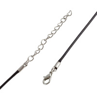 Colliers en corde tressée, cordon de cire, collier de serpent, cordon de perles, corde de fil, prolongateur de chaîne, fermoir mousqueton, collier, vente en gros