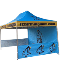 Tente d'extérieur en aluminium avec logo pour événements, promotion de salons professionnels, chapiteau 3x3, stand publicitaire pop-up, impression personnalisée, tente à auvent 10x10