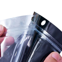 Pochette en plastique composite PE transparente holographique brillante VMPET MYLAR pour l'emballage de chewing-gum et de sushis