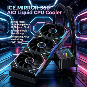 SM-360W/B-F4 Factory Price 360MM ARGB CPU <strong>PC</strong> <strong>Water</strong> <strong>Cooling</strong> Radiator Magnetic Pump Head Intel AMD Liquid Cooler <strong>for</strong> Gaming <strong>PC</strong> - Product Image 6