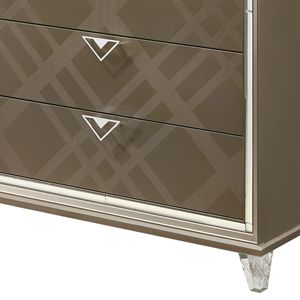 Tocador DB Skylar en acabado champán oscuro - Product Image 3