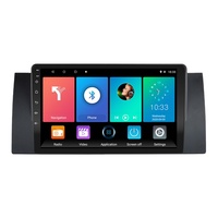 Autoradio 9 pouces pour BMW E39 E53 X5 1995-2003, Apple CarPlay sans fil, Android Auto, navigation GPS, WiFi, FM, écran tactile, DSP, stéréo, AUX