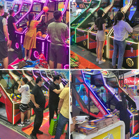 Jeu de tir en métal de machine d'arcade de notation de basket-ball anglophone professionnel à vendre