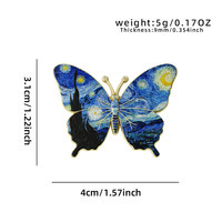 Nouvelle Arrivée : Broches et badges en émail souple personnalisés, motifs papillon, fleur et malacca, en alliage de zinc, pour chapeaux, vente en gros