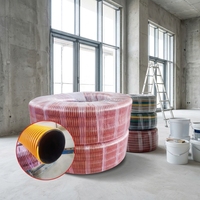 Selang Hisap Air PVC Spiral Bertulang Fleksibel Tahan Tekanan Tinggi Tahan UV Ringan untuk Irigasi 100m