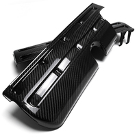 Echte Trockene Kohlefaser-Motorraum-Seitenabdeckung für Dodge Hellcat 6.2L HEMI Challenger Charger Durango Trackhawk 2021 2022 2023 2024