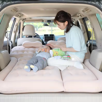 Matelas gonflable extérieur pour voiture Matelas gonflable OEM/ODM pour lit pneumatique Matelas gonflable pour voiture avec pompe Meubles de chambre à coucher