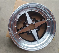 Rines Hubcentric CB 73.1 de 15 Pulgadas 4x100 (4x3.94) con Diseño Cóncavo para Honda Civic, Mazda Miata, Hakka, Estilo JDM