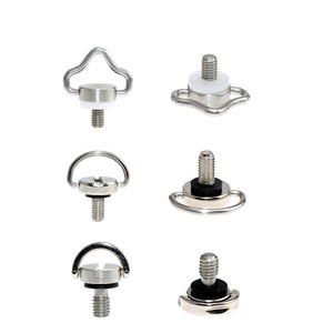 Anneau de serrage manuel M4 en acier inoxydable, vis à dégagement rapide pour montage de sangle d'épaule de télécommande de drone - Product Image 1